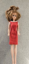 1960's TRESSY Brunette NO KEY Hairstyles Book Red White Dress Regal Toy
