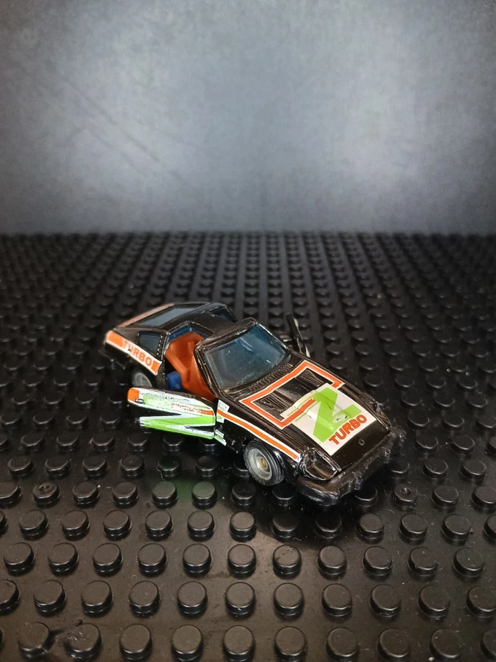 KIDCO Lock Ups Datsun 240Z Turbo Modelo Preto Brinquedo Portas de Abertura de Carro Vintage 1982 - Imagem 3 de 4