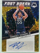 2024-25 Panini Mosaic - Terrence Shannon Jr. Fast Break Signatures Gold /10 (RC)