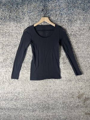 Lululemon Shirt Womens Small Black Swiftly Tech Long Sleeve Scoop Seamless Run