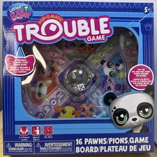 POP-O-MATIC TROUBLE GAME Littlest Pet Shop Board GAME HASBRO FOREVER
