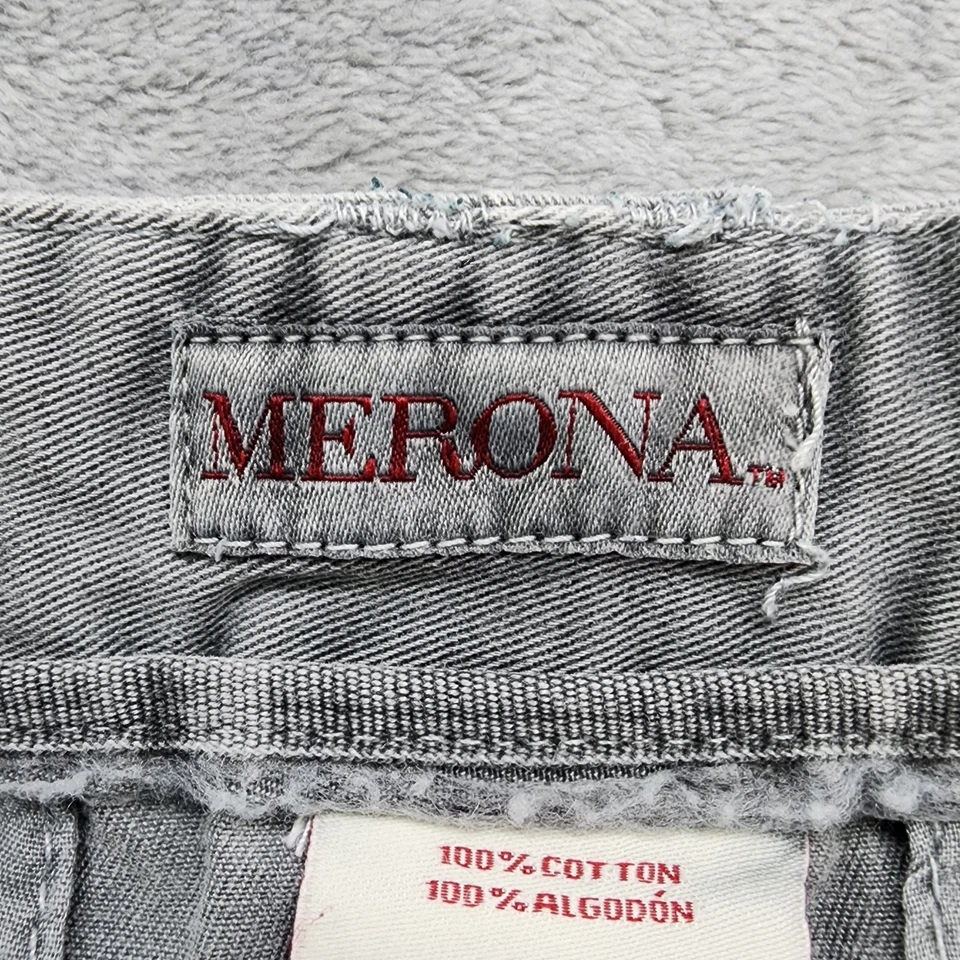 Шорты женские Merona 4 серые с заниженной талией 3 дюйма китайские хлопковые карманы повседневные летние - Изображение 3 из 4