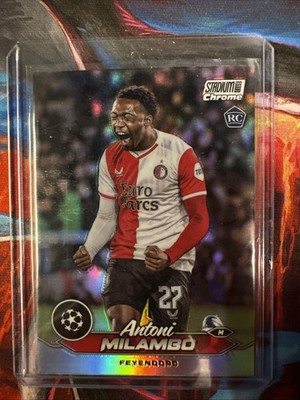 2023-24 Topps Stadium Club Chrome Antoni Milambo Rookie Silver Parallel