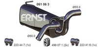 Ernst EndschalldäMpfer FüR Opel Astra J Cascada