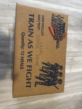 US Military MRE Case 12 Meals Survival Food Rations TOTMs Emergency