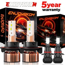 For Ford F 150 2004-2014 10000K LED Headlight Hi/Lo + Fog Light Bulbs Combo 4x