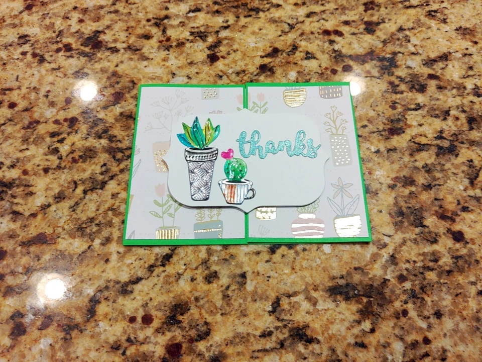 Greeting Cards. Thank You,Set Of 6. Handmade 4 1/4 X 5 1/2 Each With Envelopes. - Image 2 of 4