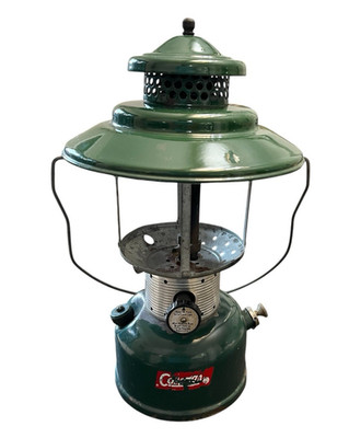 Vintage Coleman Lantern 228E Big Hat 1963 NO Glass Double Mantle Parts Or Repair