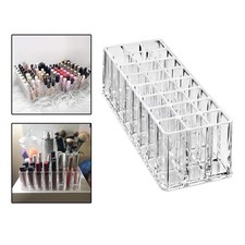 Lippenstifthalter mit 24 Fächern, kompakter Make-up-Organizer,