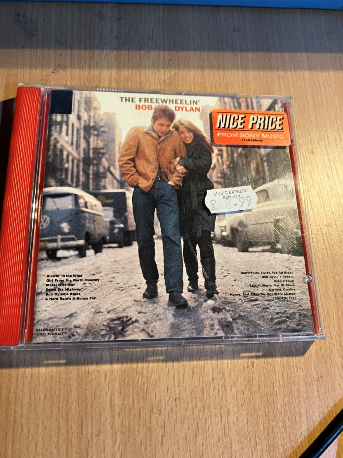 BOB DYLAN - THE FREEWHEELIN' BOB DYLAN CD (N/A) FREE SHIPPING