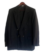 Vintage Brioni Double Breast Blazer 42 Black