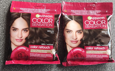2x  Garnier Color Sensation Intensivtönung  Braun - 4.0 NEU