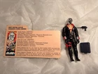 GI Joe 1983 DESTRO Complete Vintage  w/navy Blue Case, Gun and info Card