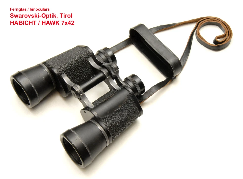 Fernglas Swarovski HABICHT 7x42,Feldstecher,Jagdglas,binoculars,spyglass,hawk,SW