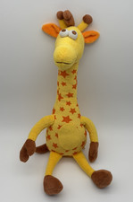 Toys R Us Geoffrey Giraffe 16" Plush Stuffed Animal Yellow Orange Stars 2015