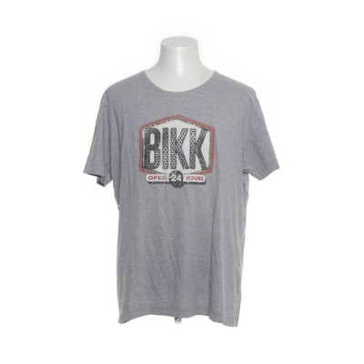 Bikkembergs, T-shirt, Größe: 3XL, Grau/Mehrfarbig, Baumwolle, Print, Herren #6BX