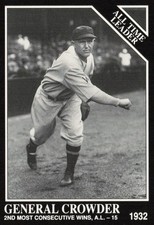 General Crowder 1991 Conlon Collection TSN #257 Washington Senators