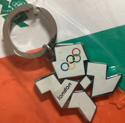 London 2012 Olympics Keychain UK Summer Games Keyring, original packing