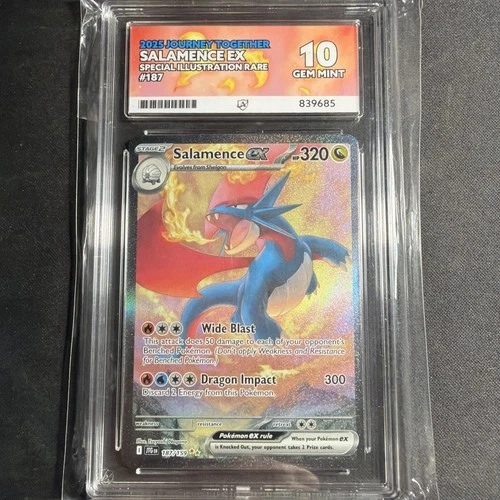 Pokemon TCG - Salemence 187/159 - Journey Together - ACE 10 PERFECT SUBS