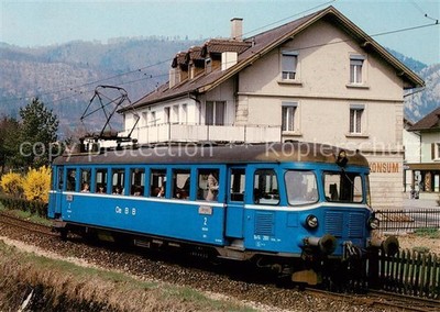 Railway Railway Chemin de Fer Oensingen-Balsthal-Bahn OeBB Be 2/4 201 SIG/BBC 