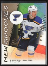 2024-25 Upper Deck SP Game Used Zachary Bolduc New Grooves Gold /99 #NG-20 RC