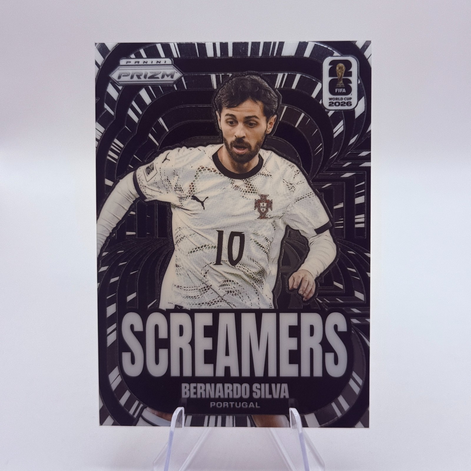 Bernardo Silva 2026 Panini Prizm FIFA World Cup #1 Screamers Portugal Card 