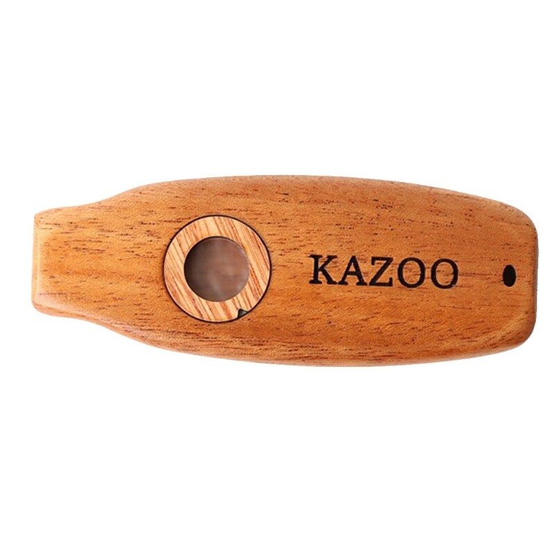 Wooden Kazoo Instruments Patry Musical Instrument for Kids Beginner , C