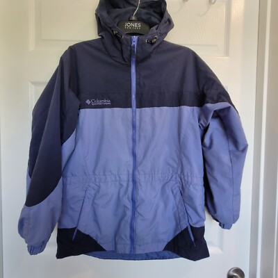 90s Columbia  Jacket Small Women's Hooded Zip Up Rain Ski Wind Breaker