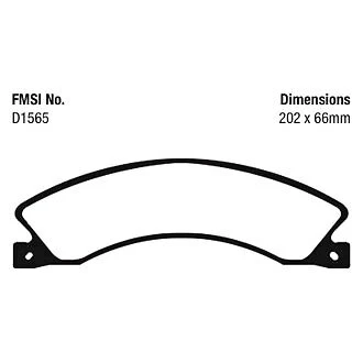Pastillas de freno delanteras EBC DP41885R Yellowstuff para Chevy Silverado 2500 2011-2018 Foto 3 de 4
