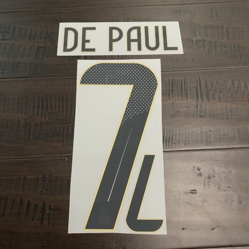 2024 Rodri DE PAUL Argentina Home Nameset Name Number Dorsal Copa America