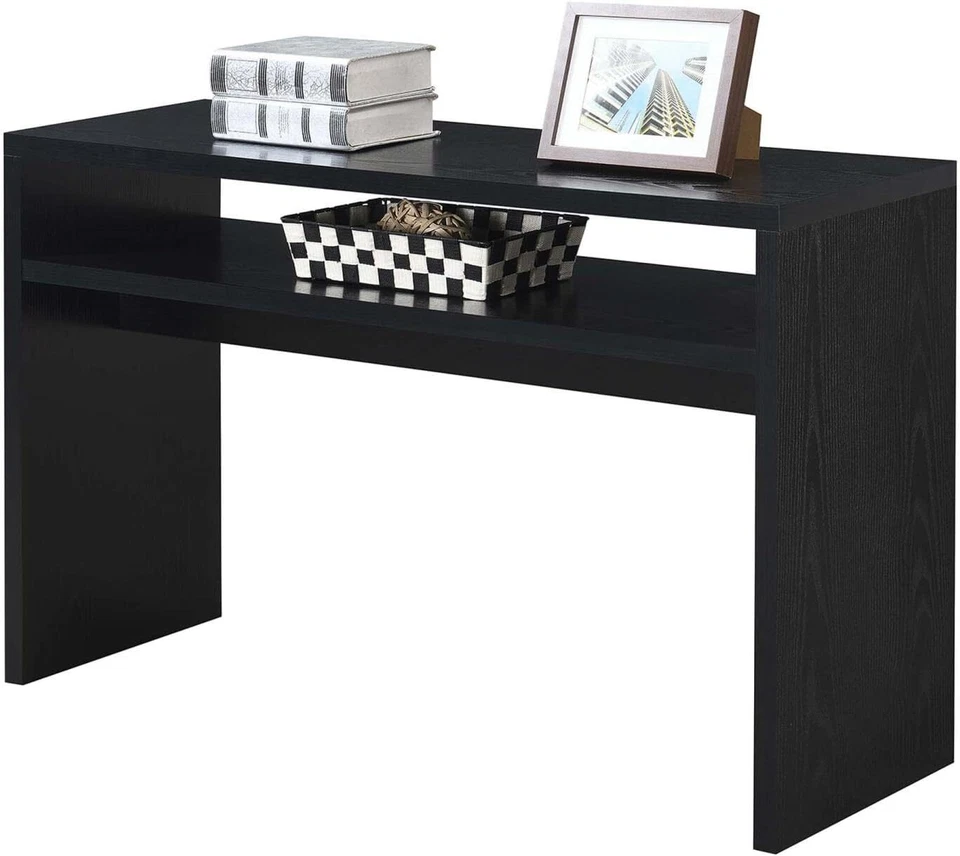 Mesa consola Convenience Concepts Northfield Deluxe, negra Foto 4 de 4