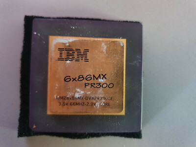 IBM 6x86MX PR300 - IBM26x86MX-DVAPR300GF 3.5x 66MHZ-2.9V CORE- Sammlerstück-used