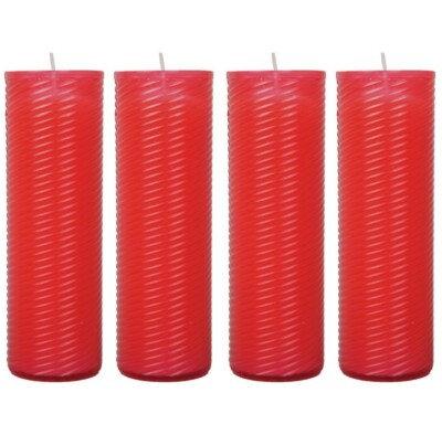 Ersatzkerze N4 Nachfüller 4er 8er oder 12er Pack Grabkerze Tagebrenner Höhe 18cm