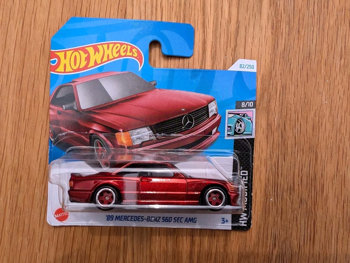 ミニカー Hot Wheels Mercedes-Benz 560 SEC AMG Sth HOT WHEELS MINT SUPER TREASURE HUNT 89 MERCEDES-BENZ 560 SEC