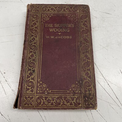 VINTAGE RETRO Book Novel Hard Cover - Skippers Wooing Jacobs Story Pocket Art