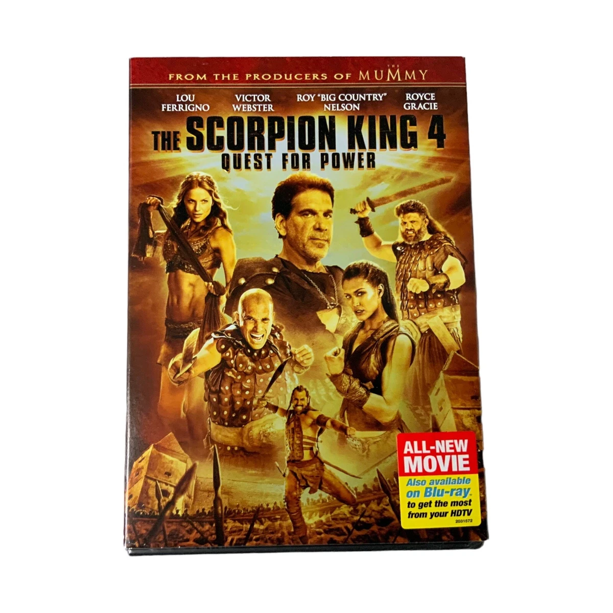 The Scorpion King 4 Quest for Power DVD 2015 NEW SEALED