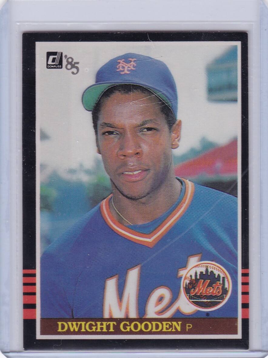 1985 Donruss Baseball Card #190 Dwight Gooden Rookie New York Mets - ExMt-NrMt