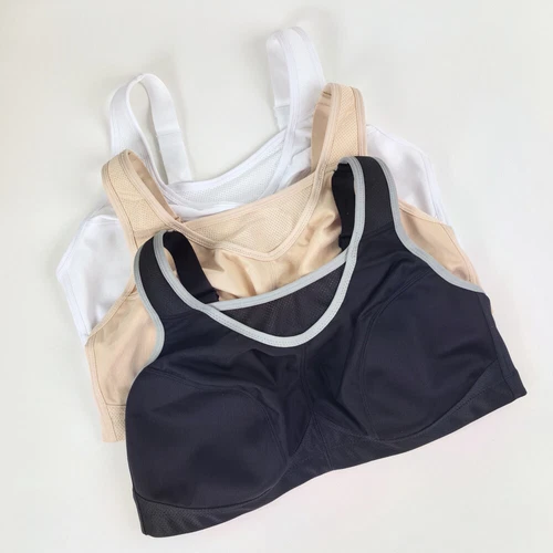 Women'S Sports Bra, Compression, Moisture Wicking, High-Impact Sports Bra ABCDGH