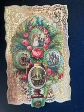 Vintage  Die Cut Merrimack Publishing Publishing Corp Christmas 