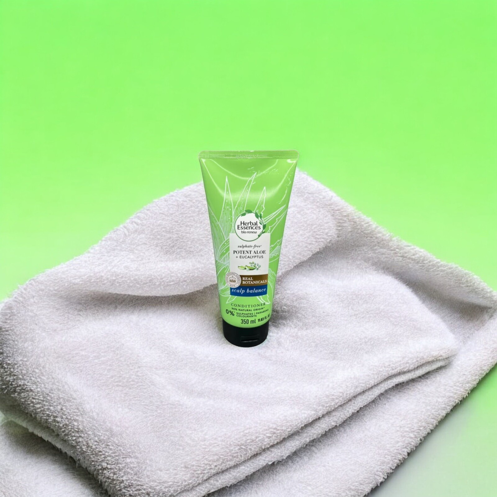 Acondicionador Herbal Essences Bio Renew Potente Aloe Eucalipto Equilibrio Cuero Cabelludo 11 OZ