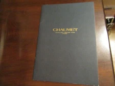Chaumet Joaillier Depuis 1780 Paris Catalog jewelers watches softcover