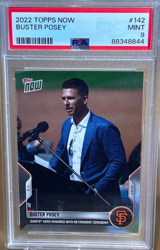 2022 Topps Now 142 Buster Posey