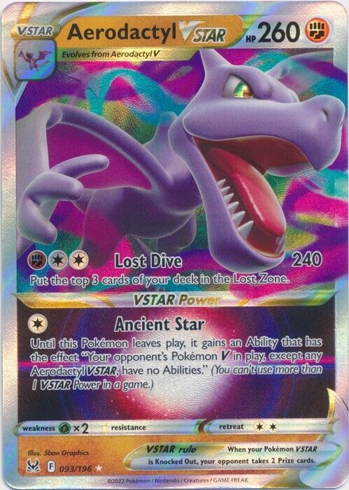 Carta Pokémon Aerodactyl V ASTRO (LOR 093) - Ultra Rare - Origine