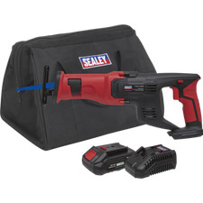 Image of Sealey CP20VRS 20v Cordless Reciprocating Saw 1 x 2ah Li-ion
