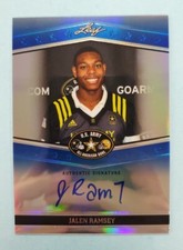 2013 Leaf US Army All American Jalen Ramsey Auto Blue Metal #ATA-JR1 Card /15
