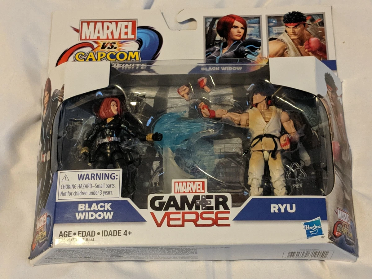 Marvel Vs. Capcom Infinite Black Widow vs. Ryu action figure set