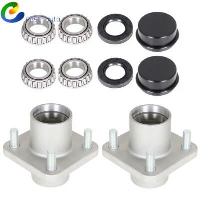 For EZGO TXT/ Medalist G/E 1976-2001.5 Golf Cart Front Hub Assembly Wheel Hubs