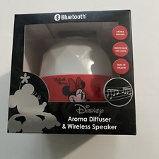 DISNEY MINNIE MOUSE BLUETOOTH WIRELESS SPEAKER AROMA DIFFUSER COLORED LED LIGHTS