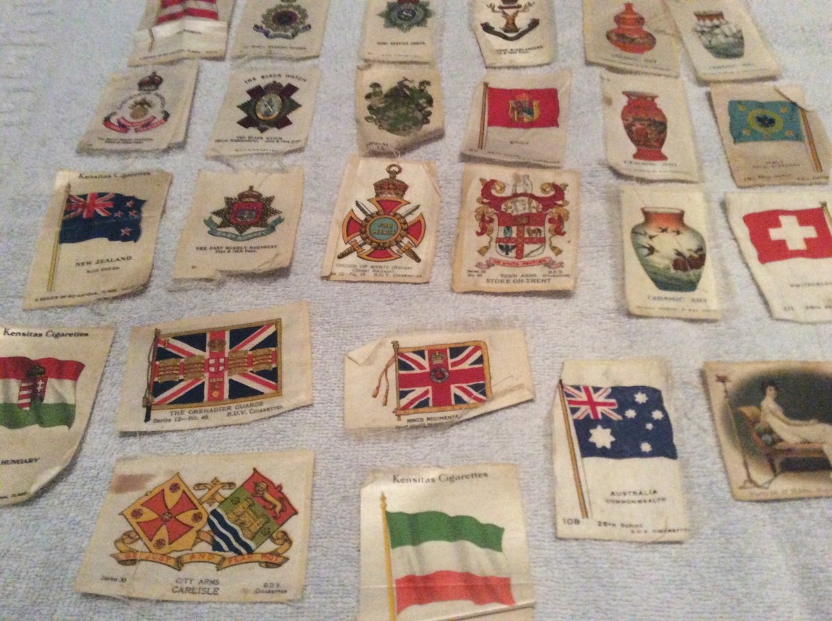 rare valuable rare cigarette cards collection of rare silk cigarette collector cards
