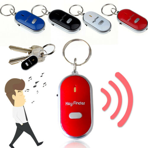 Portable LED Light Torch Remote Sound Control Lost Key Finder Locator Keychain - Photo 1/24